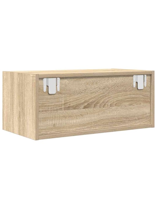 Tv-taso sonoma-tammi 60x31x25,5 cm tekninen puu