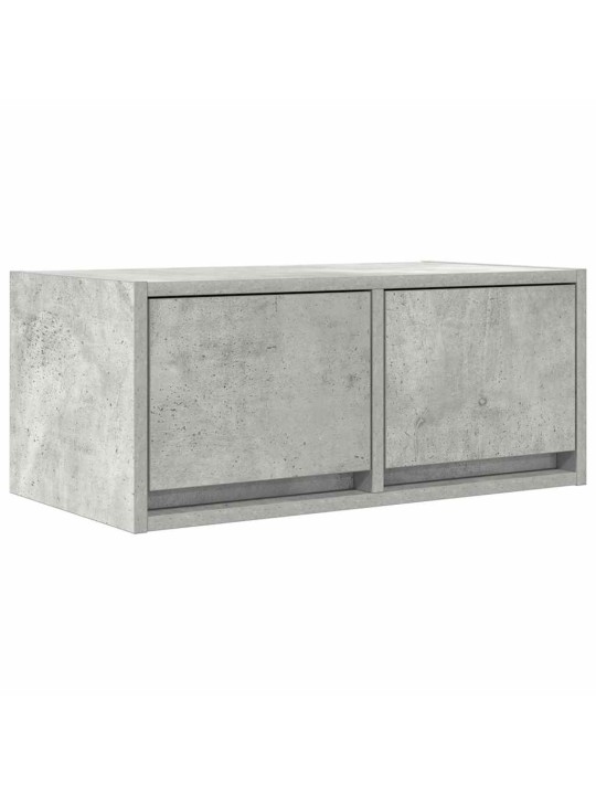 Tv-taso betoninharmaa 60x31x25,5 cm tekninen puu
