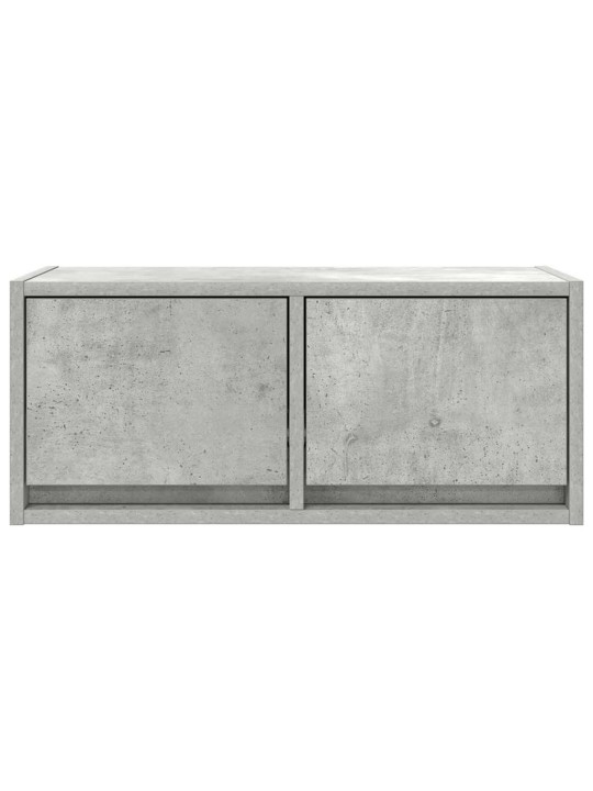 Tv-taso betoninharmaa 60x31x25,5 cm tekninen puu