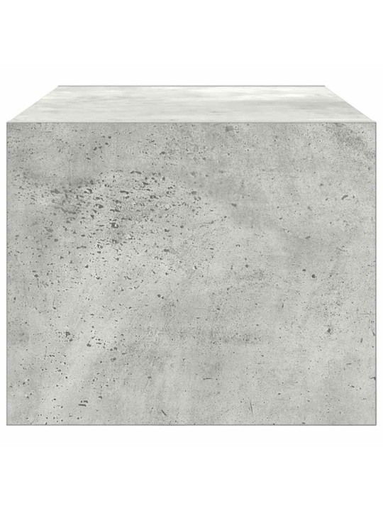 Tv-taso betoninharmaa 60x31x25,5 cm tekninen puu