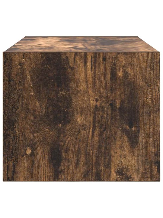 Tv-seinäkaappi 2 kpl savutammi 60x31x25,5 cm tekninen puu