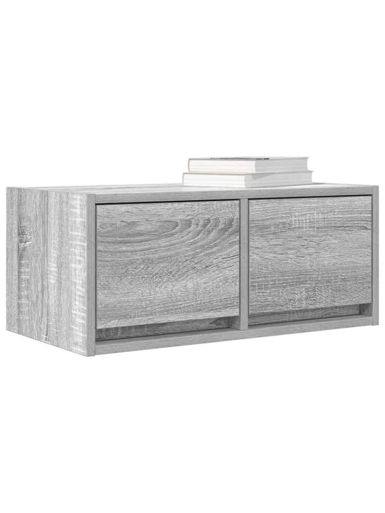 Tv-taso harmaa sonoma 60x31x25,5 cm tekninen puu