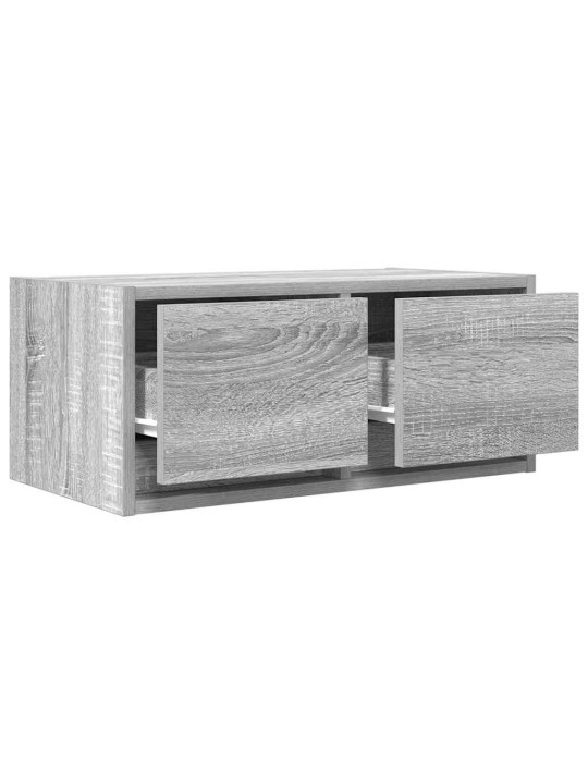 Tv-taso harmaa sonoma 60x31x25,5 cm tekninen puu