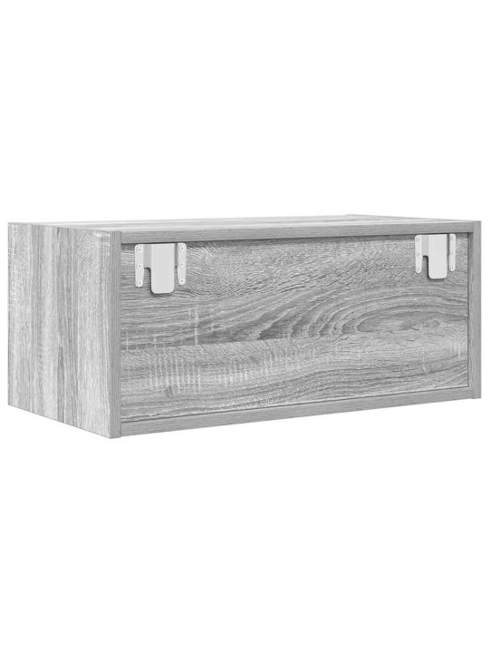 Tv-taso harmaa sonoma 60x31x25,5 cm tekninen puu