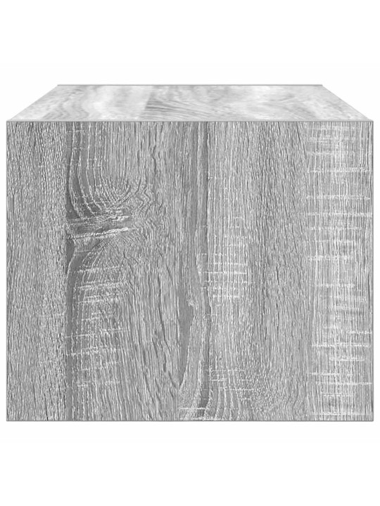 Tv-seinäkaapit 2 kpl harmaa sonoma 60x31x25,5 cm tekninen puu