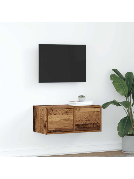 Tv-taso vanha puu 60x31x25,5 cm suunniteltu puu