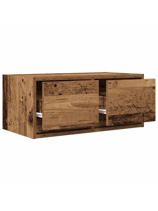 Tv kaapit 2 kpl vanha puu 60x31x25,5 cm suunniteltu puu