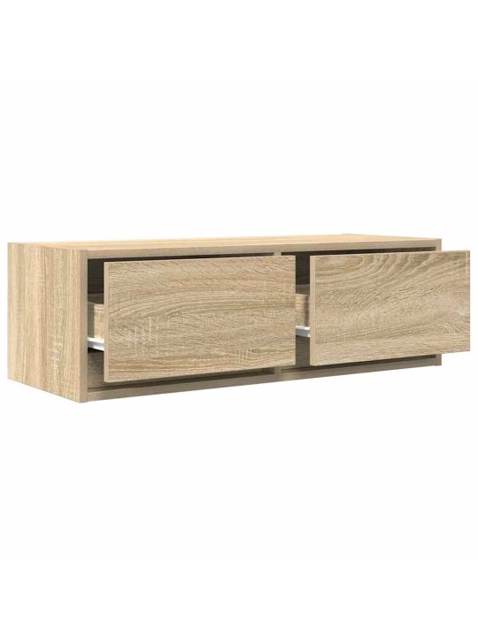 Tv-taso sonoma-tammi 80x31x25,5 cm tekninen puu