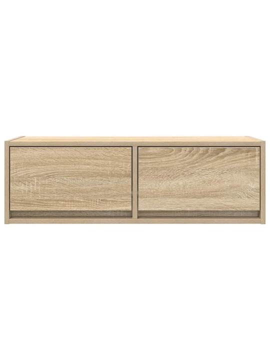 Tv-taso sonoma-tammi 80x31x25,5 cm tekninen puu
