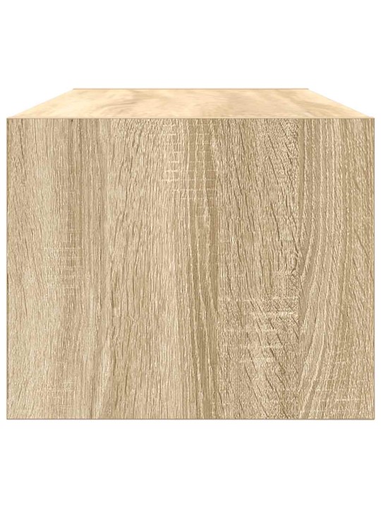 Tv-seinäkaapit 2 kpl sonoma-tammi 80x31x25,5 cm tekninen puu