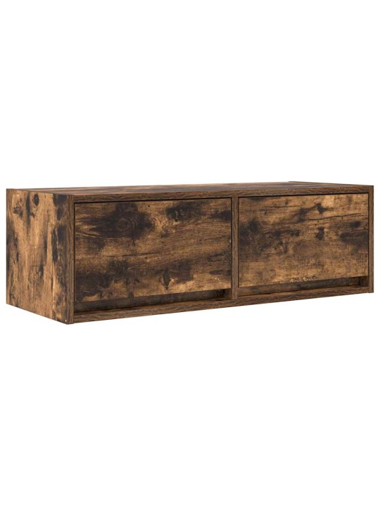 Tv-taso savutammi 80x31x25,5 cm tekninen puu