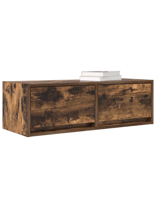 Tv-taso savutammi 80x31x25,5 cm tekninen puu