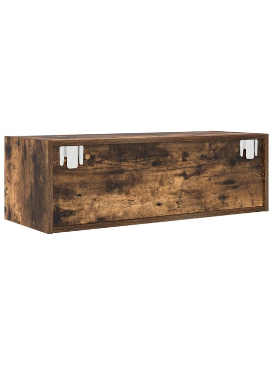 Tv-taso savutammi 80x31x25,5 cm tekninen puu