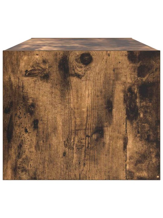Tv-seinäkaappi 2 kpl savutammi 80x31x25,5 cm tekninen puu