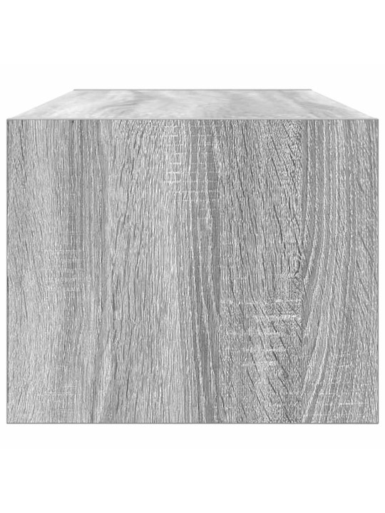 Tv-seinäkaapit 2 kpl harmaa sonoma 80x31x25,5 cm tekninen puu