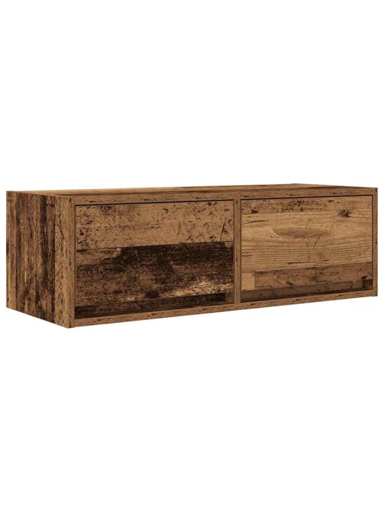 Tv-taso vanha puu 80x31x25,5 cm suunniteltu puu