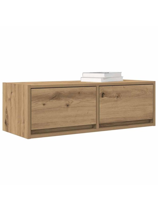 Tv-seinäkaapit 2 kpl 80x31x25,5 cm tekninen puu