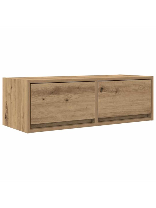 Tv-seinäkaapit 2 kpl 80x31x25,5 cm tekninen puu
