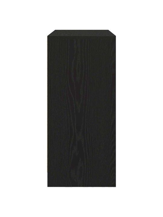 Senkki laatikolla musta tammi 80x34x76 cm tekninen puu