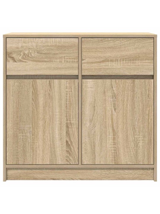 Senkki laatikolla sonoma-tammi 80x34x76 cm tekninen puu