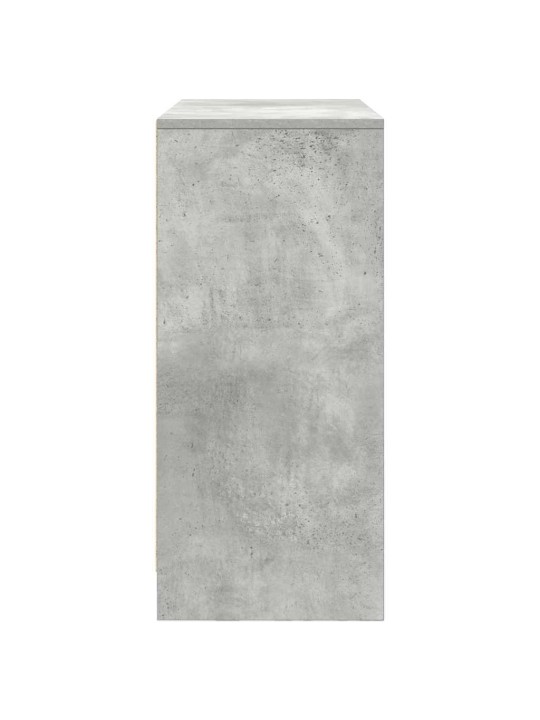 Senkki laatikolla betoninharmaa 80x34x76 cm tekninen puu