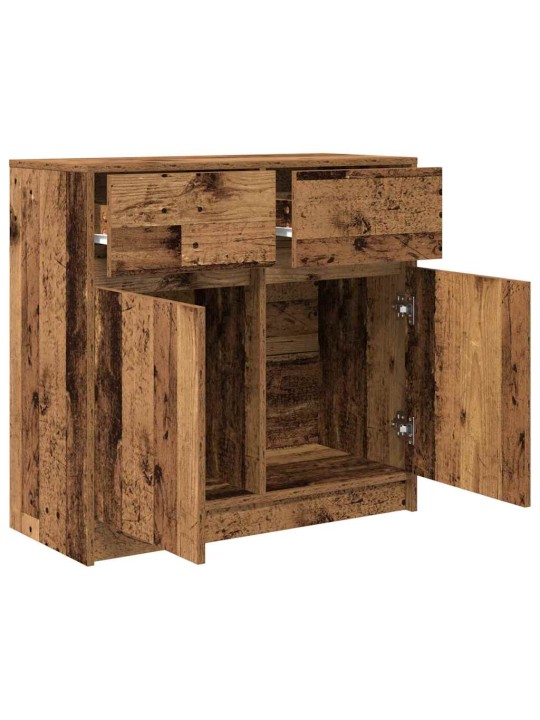 Senkki laatikolla vanha puu 80x34x76 cm tekninen puu
