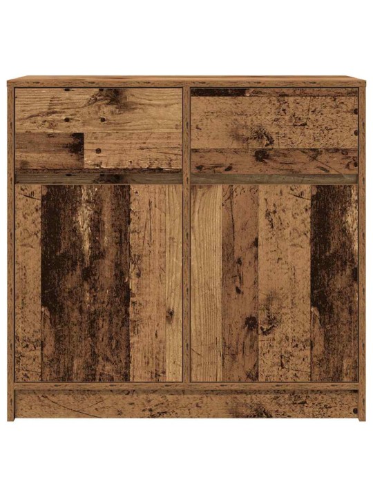 Senkki laatikolla vanha puu 80x34x76 cm tekninen puu