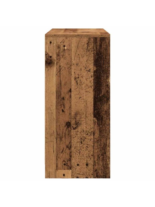 Senkki laatikolla vanha puu 80x34x76 cm tekninen puu
