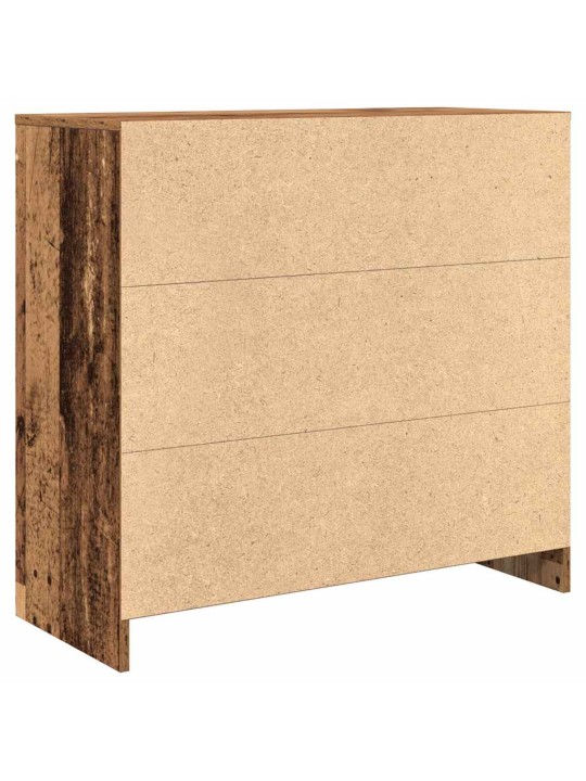 Senkki laatikolla vanha puu 80x34x76 cm tekninen puu