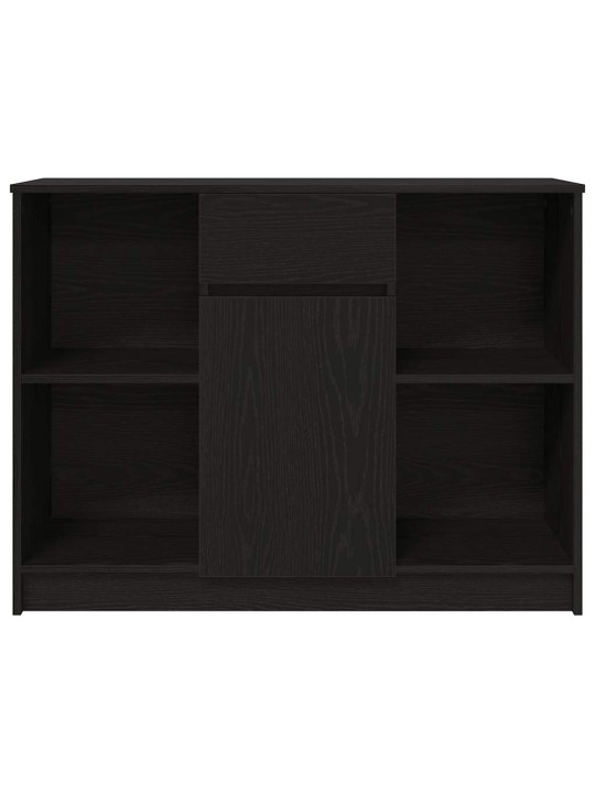 Senkki laatikolla musta tammi 101x35x76 cm tekninen puu