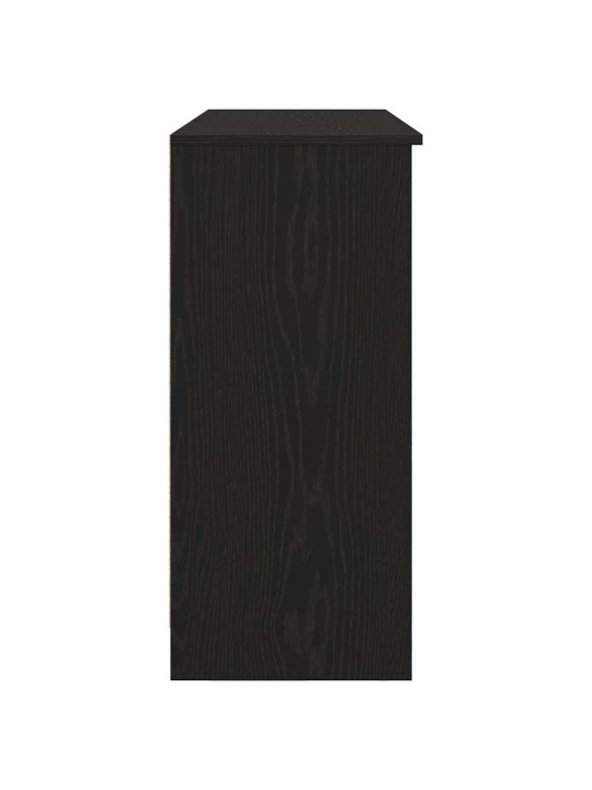 Senkki laatikolla musta tammi 101x35x76 cm tekninen puu