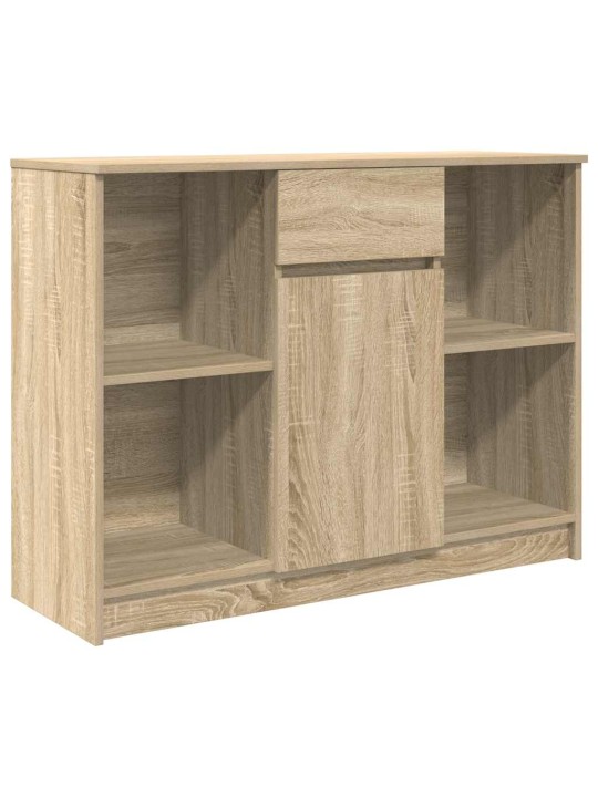 Senkki laatikolla sonoma-tammi 101x35x76 cm tekninen puu
