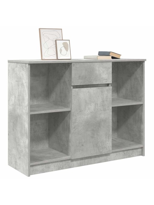 Senkki laatikolla betoninharmaa 101x35x76 cm tekninen puu