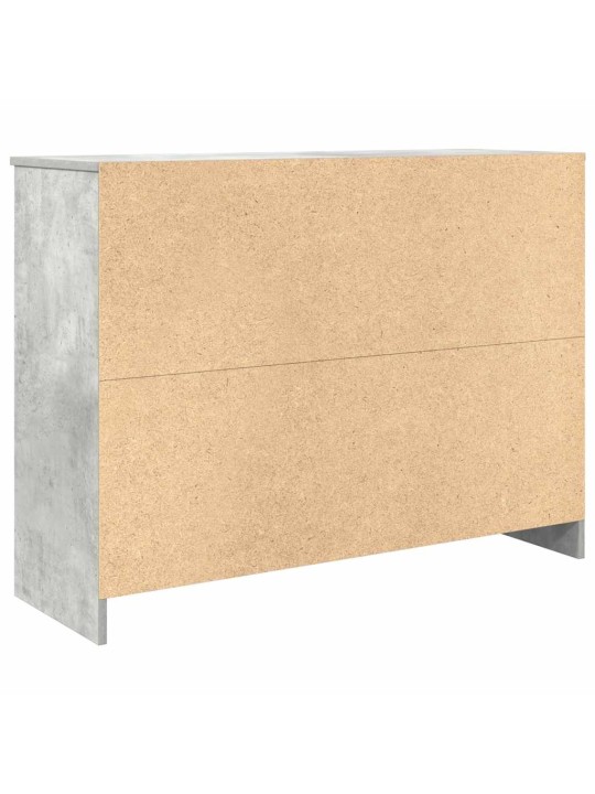 Senkki laatikolla betoninharmaa 101x35x76 cm tekninen puu
