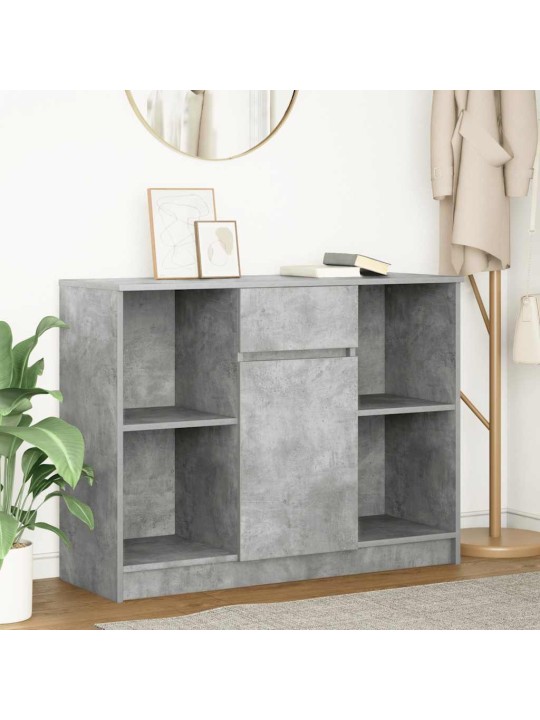 Senkki laatikolla betoninharmaa 101x35x76 cm tekninen puu