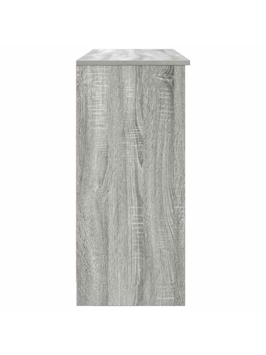 Senkki laatikolla harmaa sonoma 101x35x76 cm tekninen puu