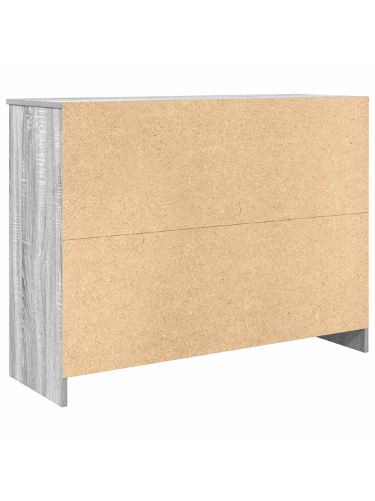Senkki laatikolla harmaa sonoma 101x35x76 cm tekninen puu