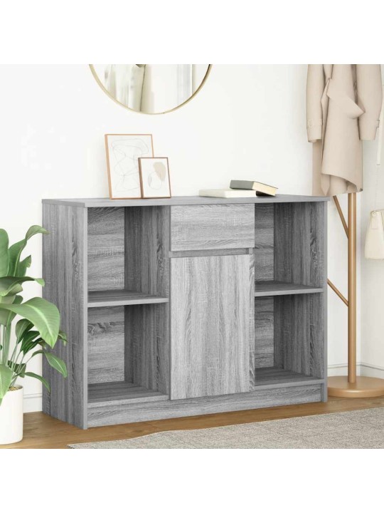 Senkki laatikolla harmaa sonoma 101x35x76 cm tekninen puu
