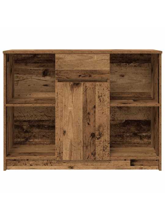 Senkki laatikolla vanha puu 101x35x76 cm tekninen puu