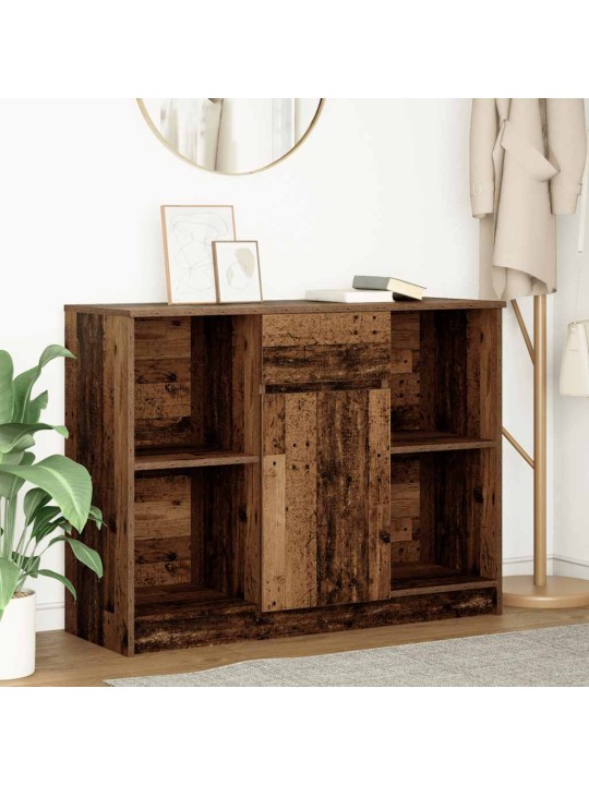 Senkki laatikolla vanha puu 101x35x76 cm tekninen puu
