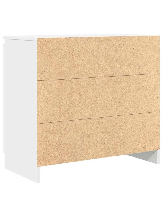Senkki laatikolla valkoinen 71x35x65 cm tekninen puu