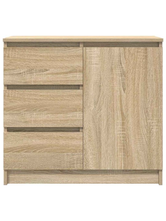 Senkki laatikolla sonoma-tammi 71x35x65 cm tekninen puu