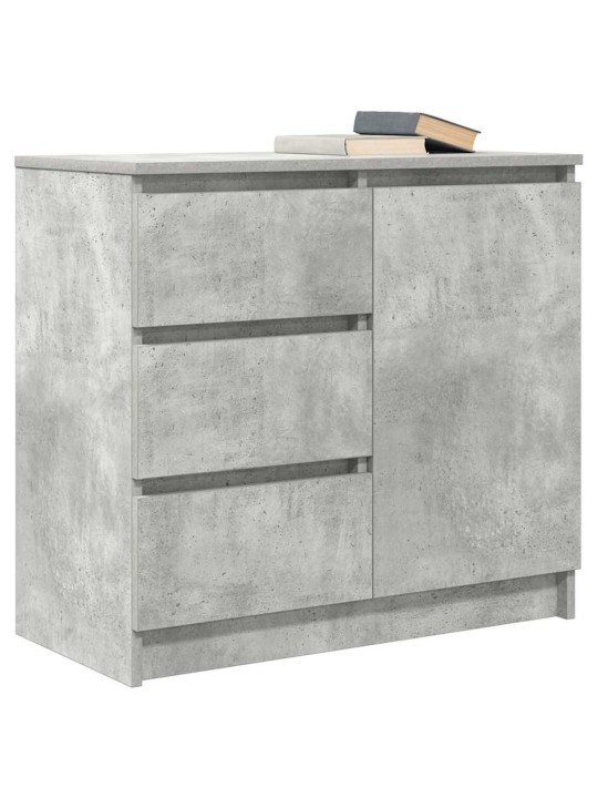 Senkki laatikolla betoninharmaa 71x35x65 cm tekninen puu