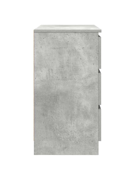 Senkki laatikolla betoninharmaa 71x35x65 cm tekninen puu