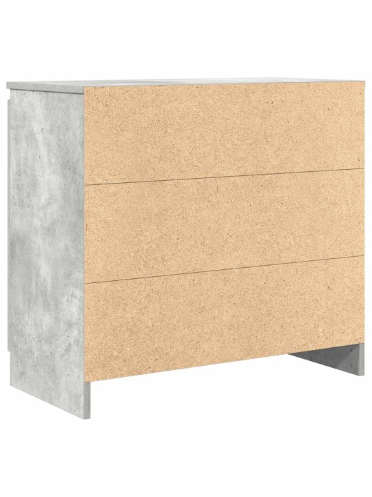 Senkki laatikolla betoninharmaa 71x35x65 cm tekninen puu