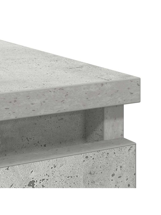 Senkki laatikolla betoninharmaa 71x35x65 cm tekninen puu