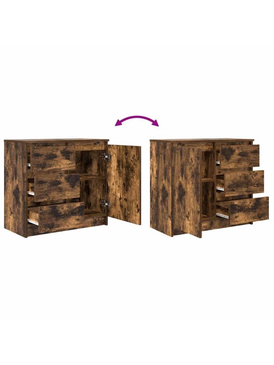 Senkki laatikolla savustammi 71x35x65 cm tekninen puu