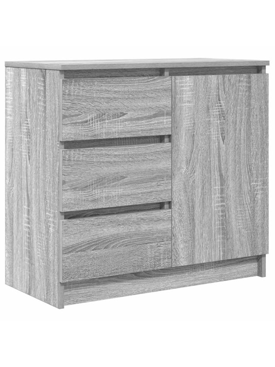 Senkki laatikolla harmaa sonoma 71x35x65 cm tekninen puu