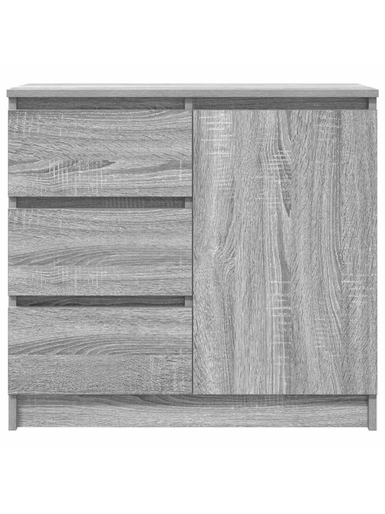 Senkki laatikolla harmaa sonoma 71x35x65 cm tekninen puu