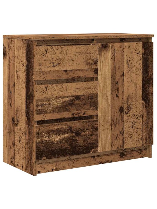 Senkki laatikolla vanha puu 71x35x65 cm tekninen puu